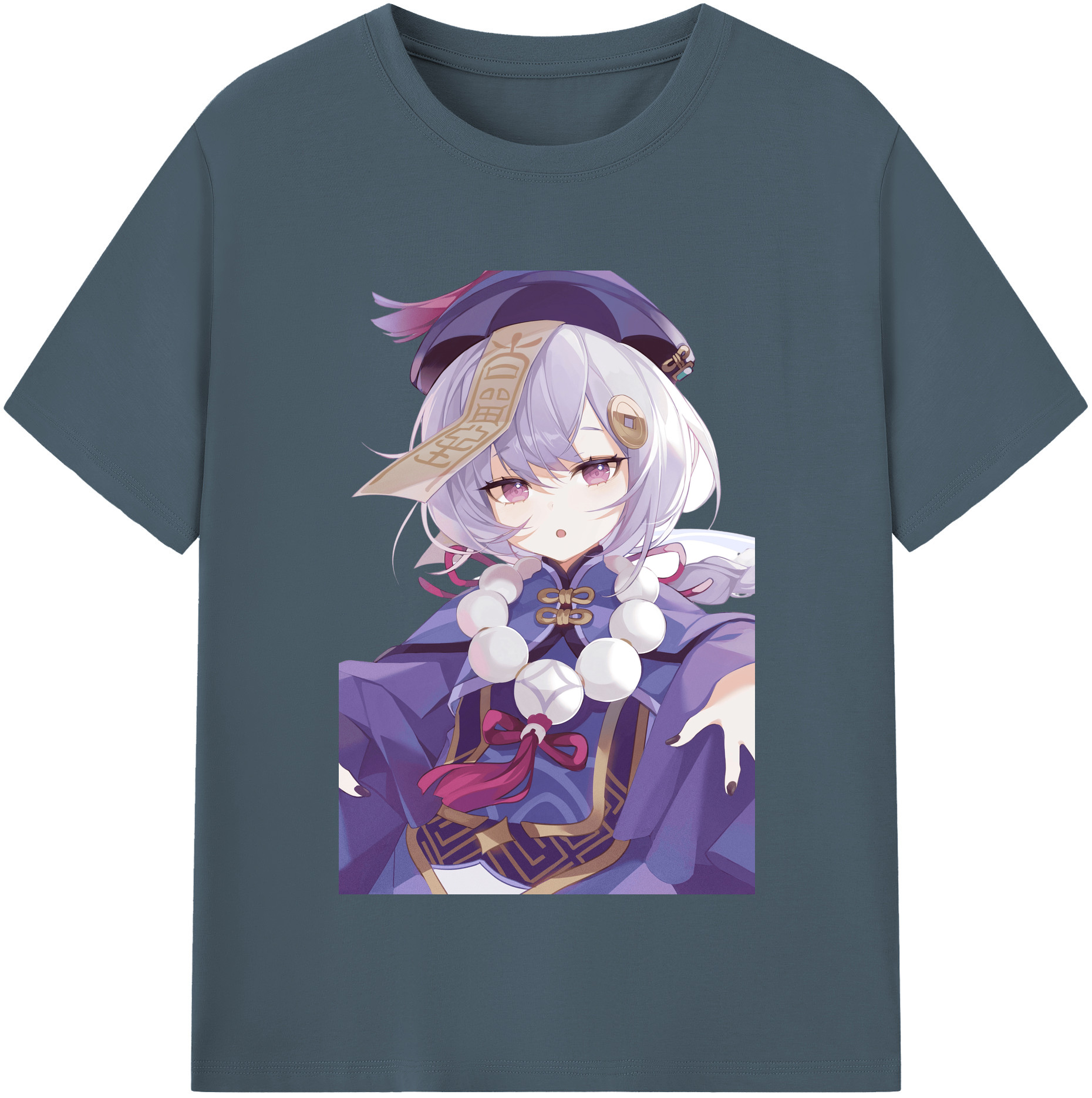げんし神 七七 なな  genshin Nana 綿100％半袖Tシャツ（フロントプリント）